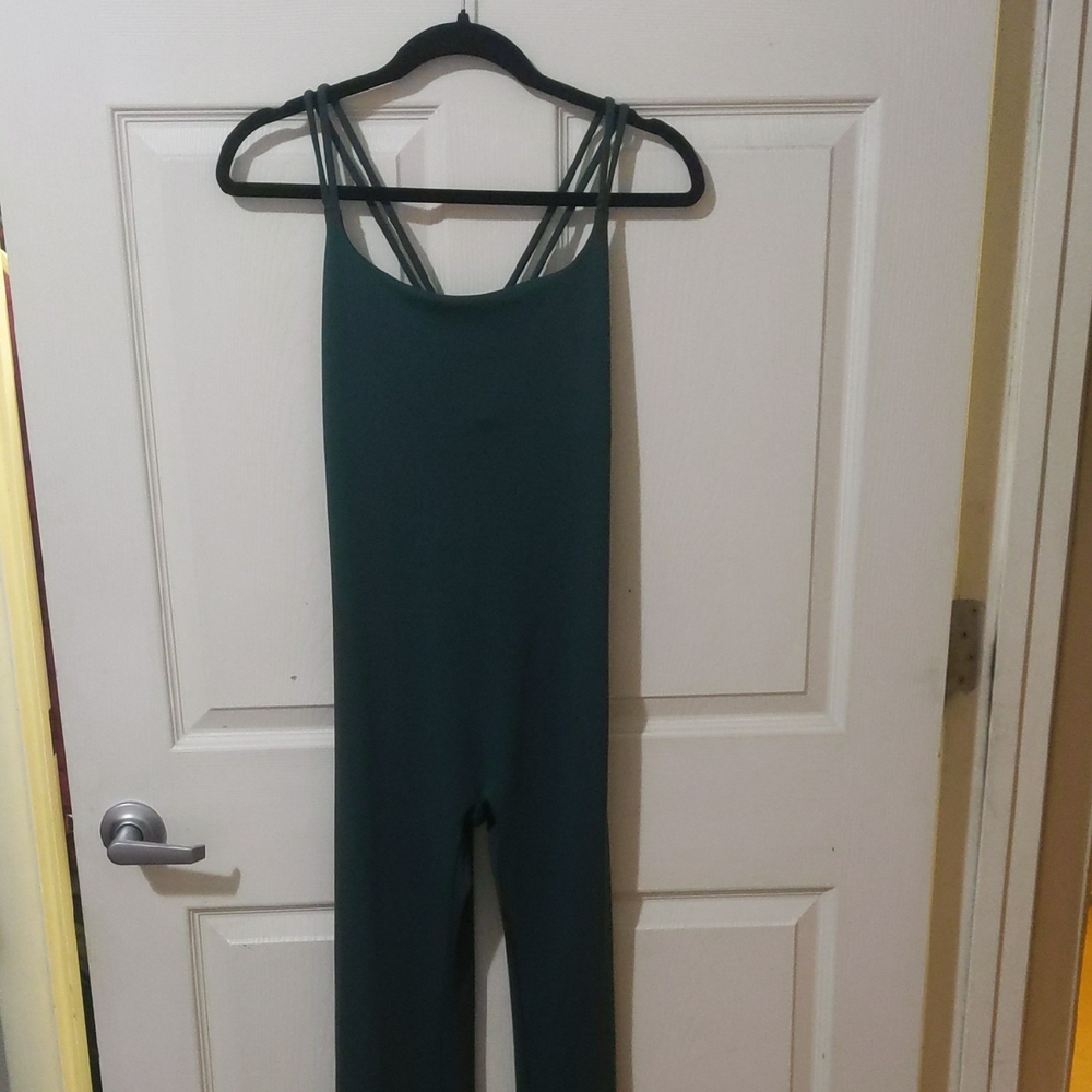 PINK Victoria's Secret Vibrant Green Jumpsuit